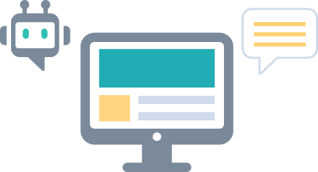 Webサイト作成のイラスト