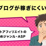 風俗ブログが稼ぎにくい理由　アダルトアフィリエイトのおすすめジャンル・ASPを解説