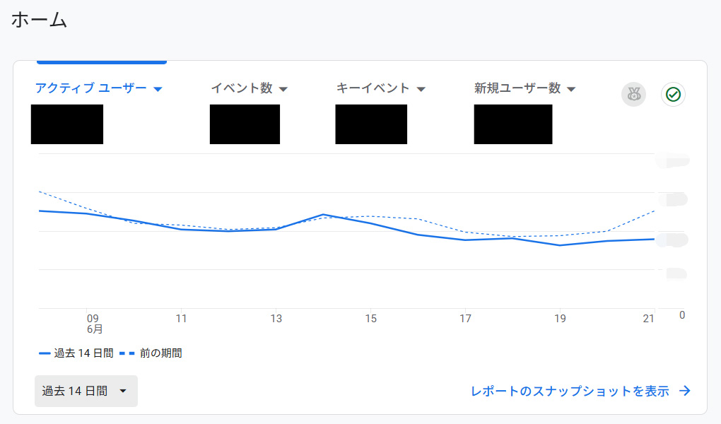 Webサイト全体のアクセス数の確認方法